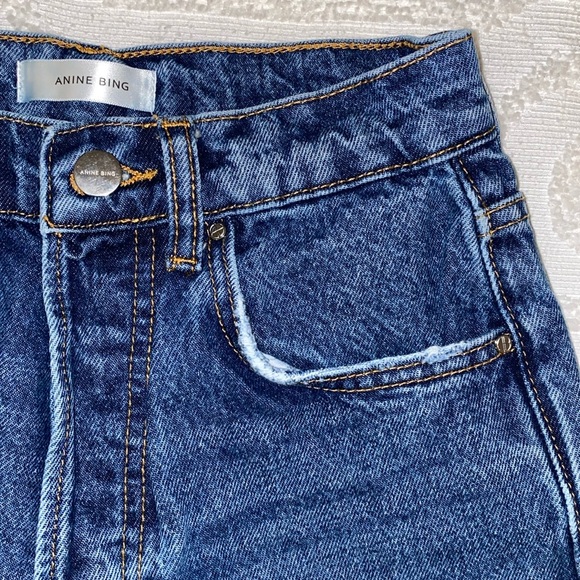 Anine Bing Sonya High Waist Slim Jeans - Picture 8 of 16